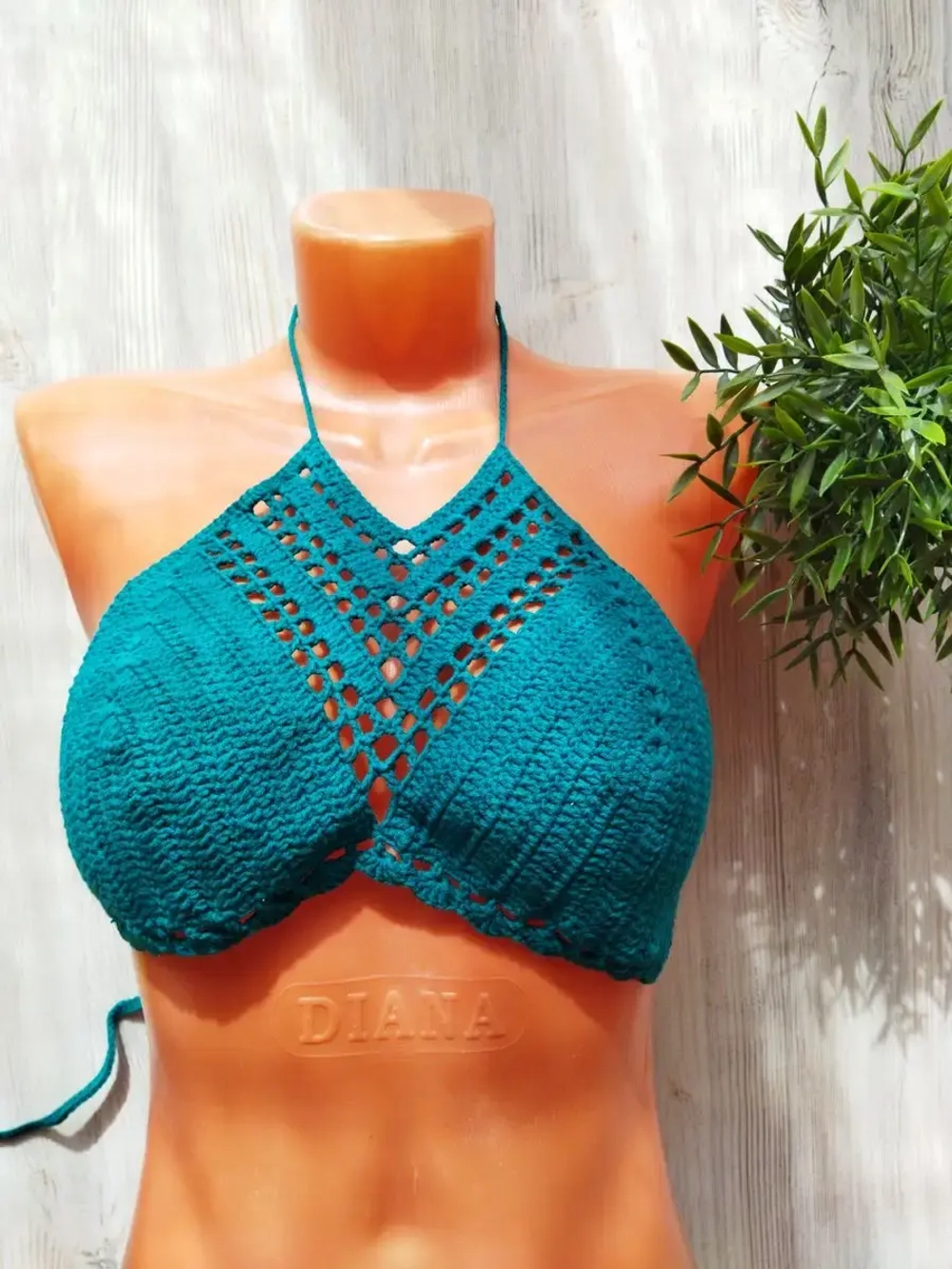 Вязаный купальник