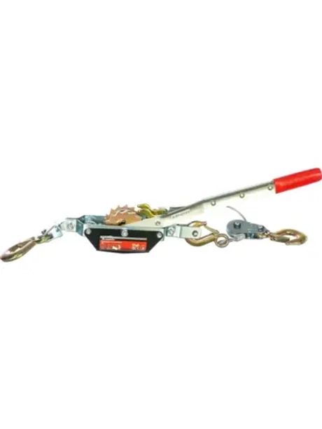 Лебедка ручная механическая рычажная с тросом 2 т