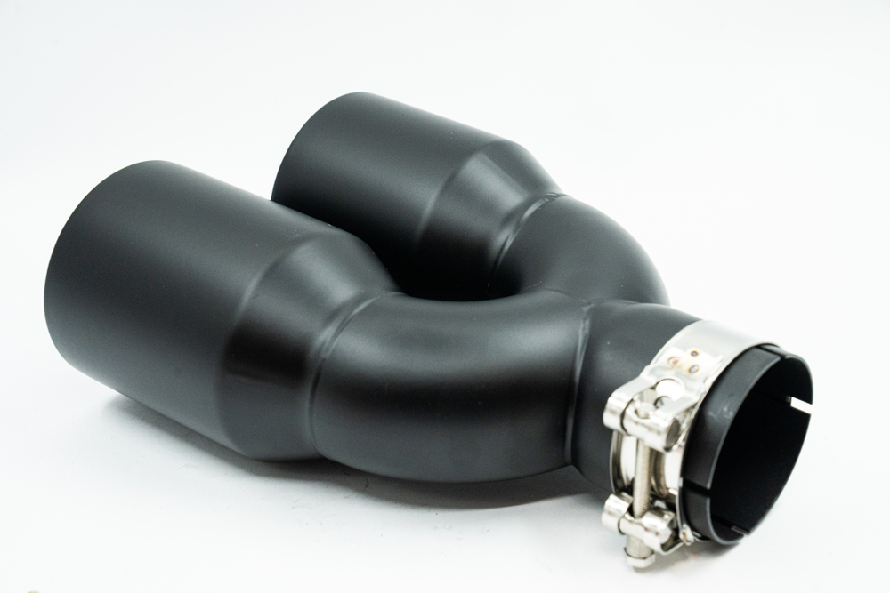 Насадка на глушитель AFM2-60-80 матовая ЧЕРНАЯ