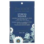 Pacifica, Stress Rehab, косметическая маска для лица с кокосом и кофеином, 1 листовая маска, 20 мл (0,67 жидк. унц.)