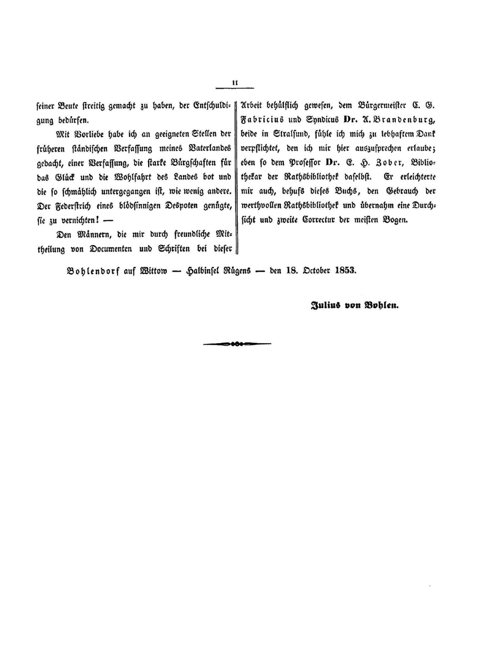 Geschichte des adlichen, freiherrlichen und gräflichen Geschlechts von Krassow | Julius von Bohlen