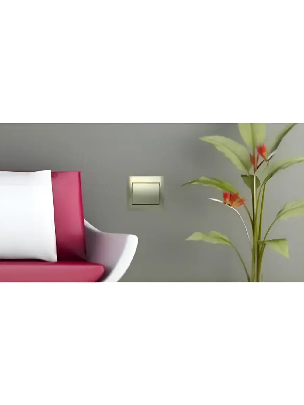 Выключатель 3-кл ProfiTec Corsa белый