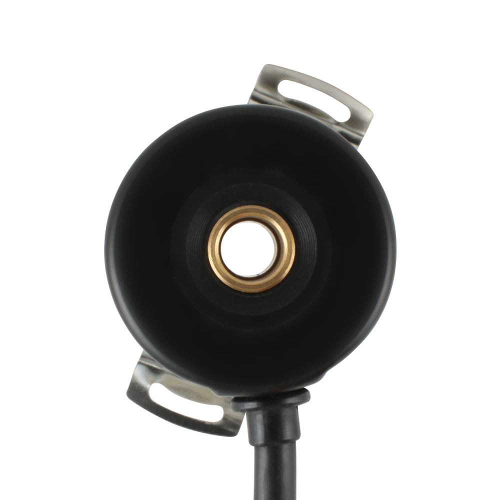 Инкрементальный энкодер INNOCONT D=40мм, полый вал 10мм, 360 имп/об, 5VDC, выход TTL, IP54, -20…+80°C, радиальный кабель 2м