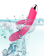 Ярко-розовый вибратор-кролик 19см с нагревом Svakom Angel Flexible Heating Rabbit Vibrator SUDV-03B-PMR