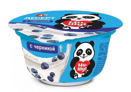 Десерт творожный "Ми-Шу!" Черника 140г. Полоцк