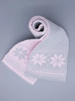 Шарф вязаный зимний для детей