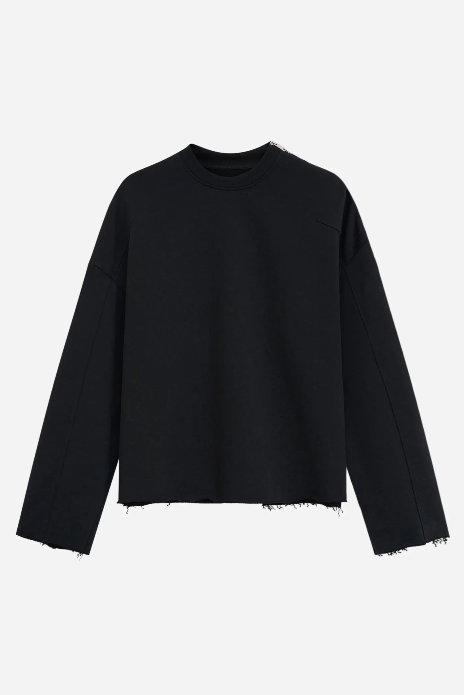 Свитшот с молнией на плече