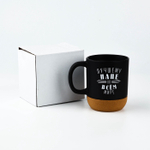 Кружка керамическая с пробковым дном «Настоящий мужик», 400 мл