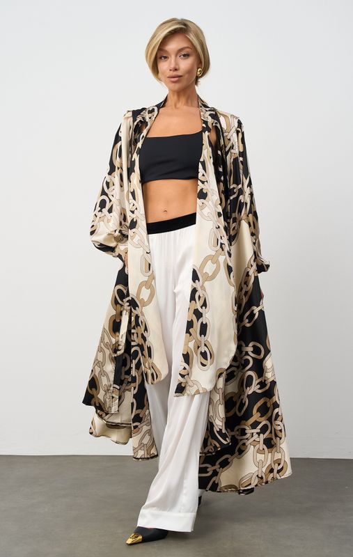 Платье длинное асимметричное с бантом