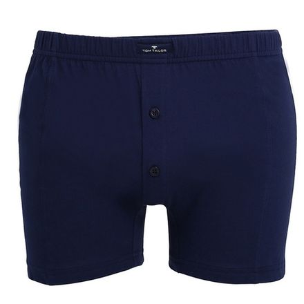 Мужские трусы-шорты набор 2в1 темно-синие Tom Tailor 7121/5010 7179