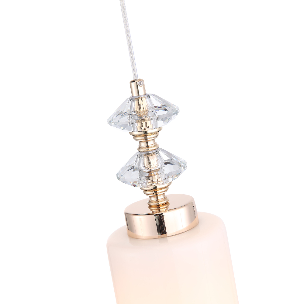 SL1402.253.01 Светильник подвесной ST-Luce Латунь/Прозрачный E14*1 40W ЭЛЕГРА