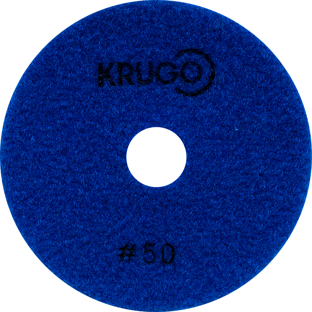 Круг алмазный гибкий шлифовальный (АГШК) KRUGO №50#, сухой 100mm, PPD040050