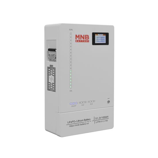 Аккумулятор MNB Литий-железо-фосфатный (LiFePO4 с BMS) FPW 51,2-100 LCD Touch