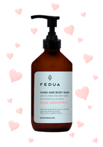 Fedua Hand and Body Wash Rose Grapefruit Гель для душа роза - грейпфрут