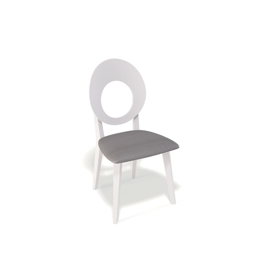 Комплект из двух стульев Kenner 115M, белый - серый