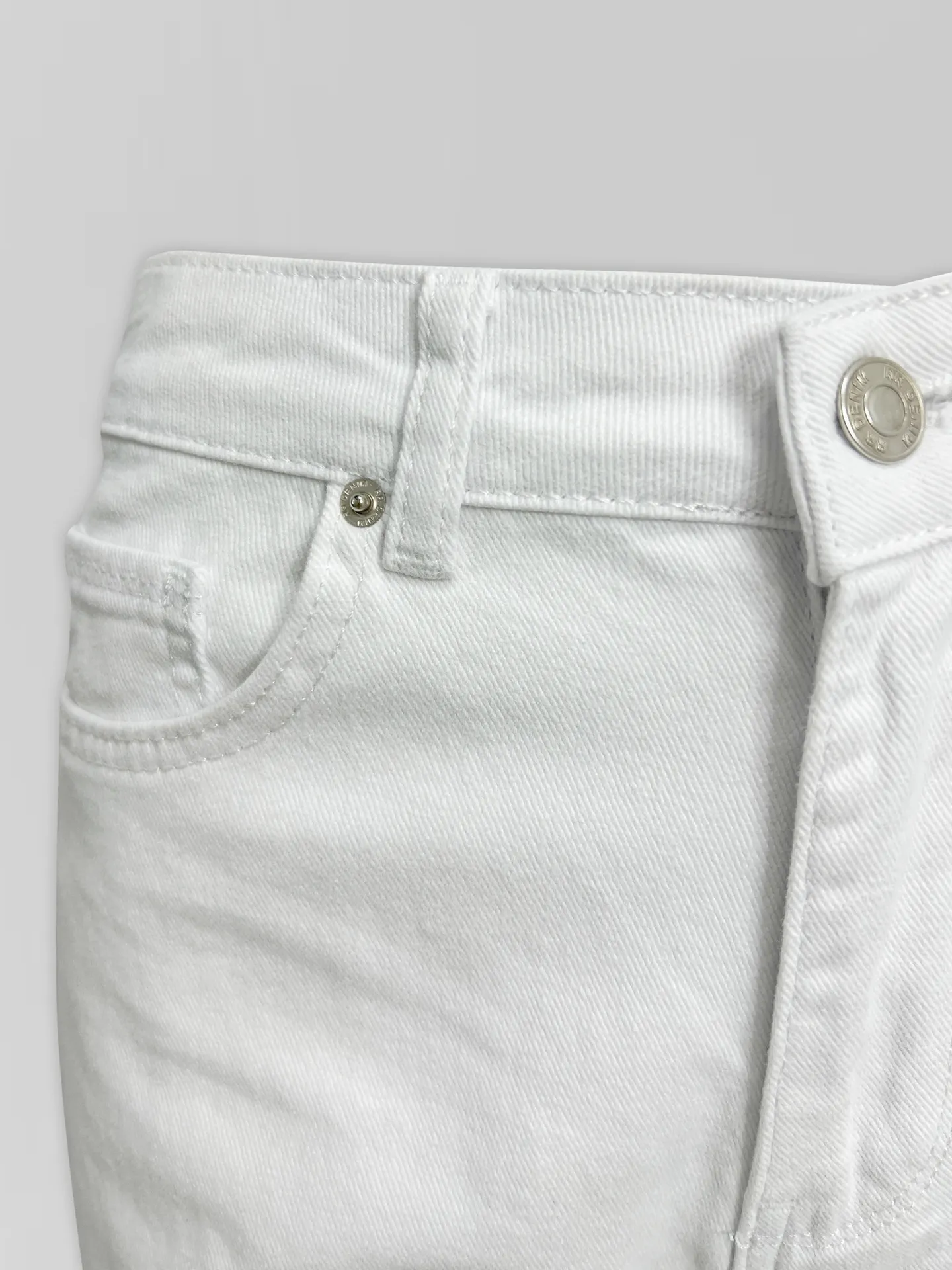 Джинсы RR Denim 662 прямые однотонные с дырками сзади