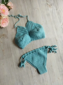 Вязаный купальник