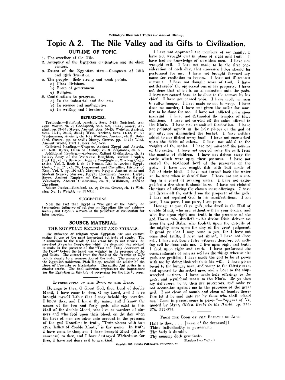 Illustrated Topics For Ancient History, Arranged By Daniel C. Knowlton, Ph.d | Daniel C. Knowlton