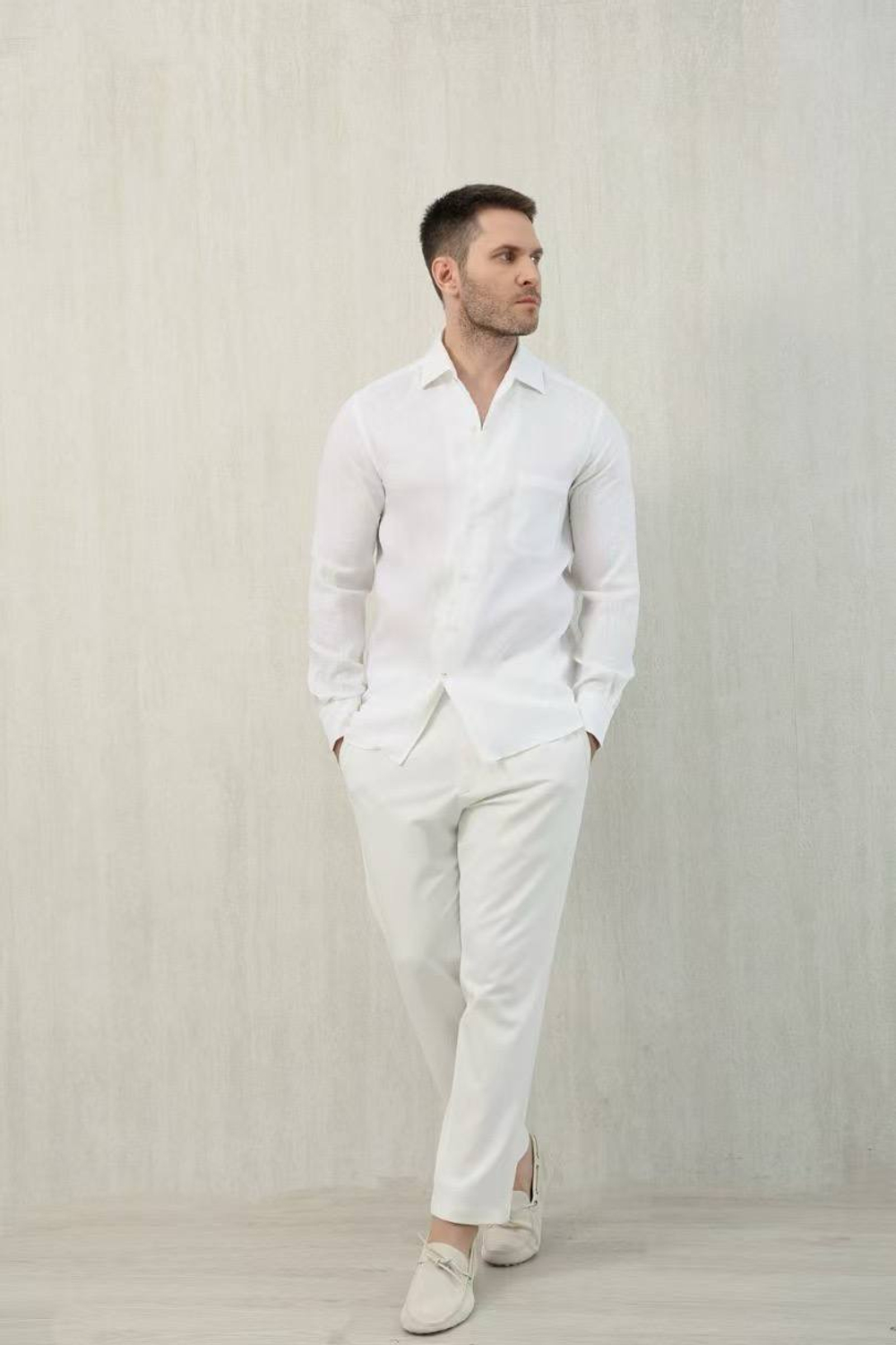 Льняная рубашка Loro Piana