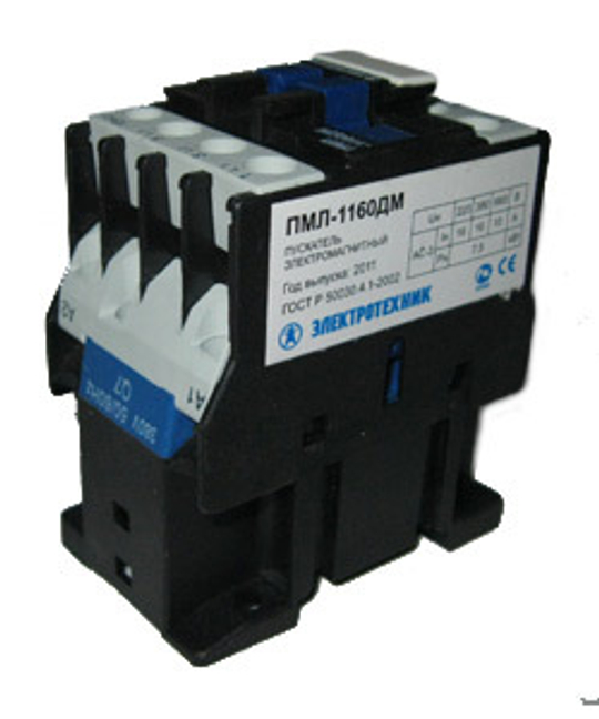 Пускатель электромагнитный ПМЛ-1160ДМ УХЛ4 Б, 380В/50Гц, 1з, 16А, , без реле, IP20 ЭТ ET511484