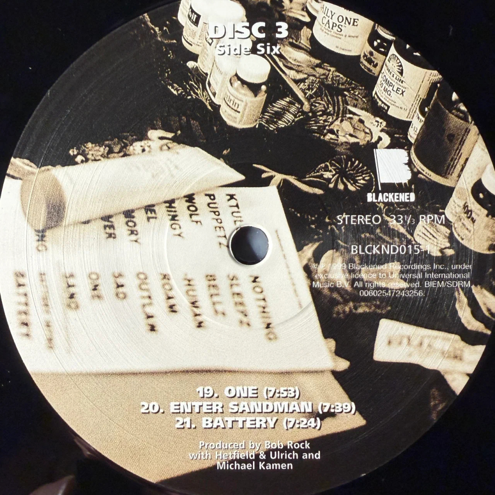 Metallica With Michael Kamen Conducting The San Francisco Symphony Orchestra ‎– S&M 3LP (Европа 2015г.) Т