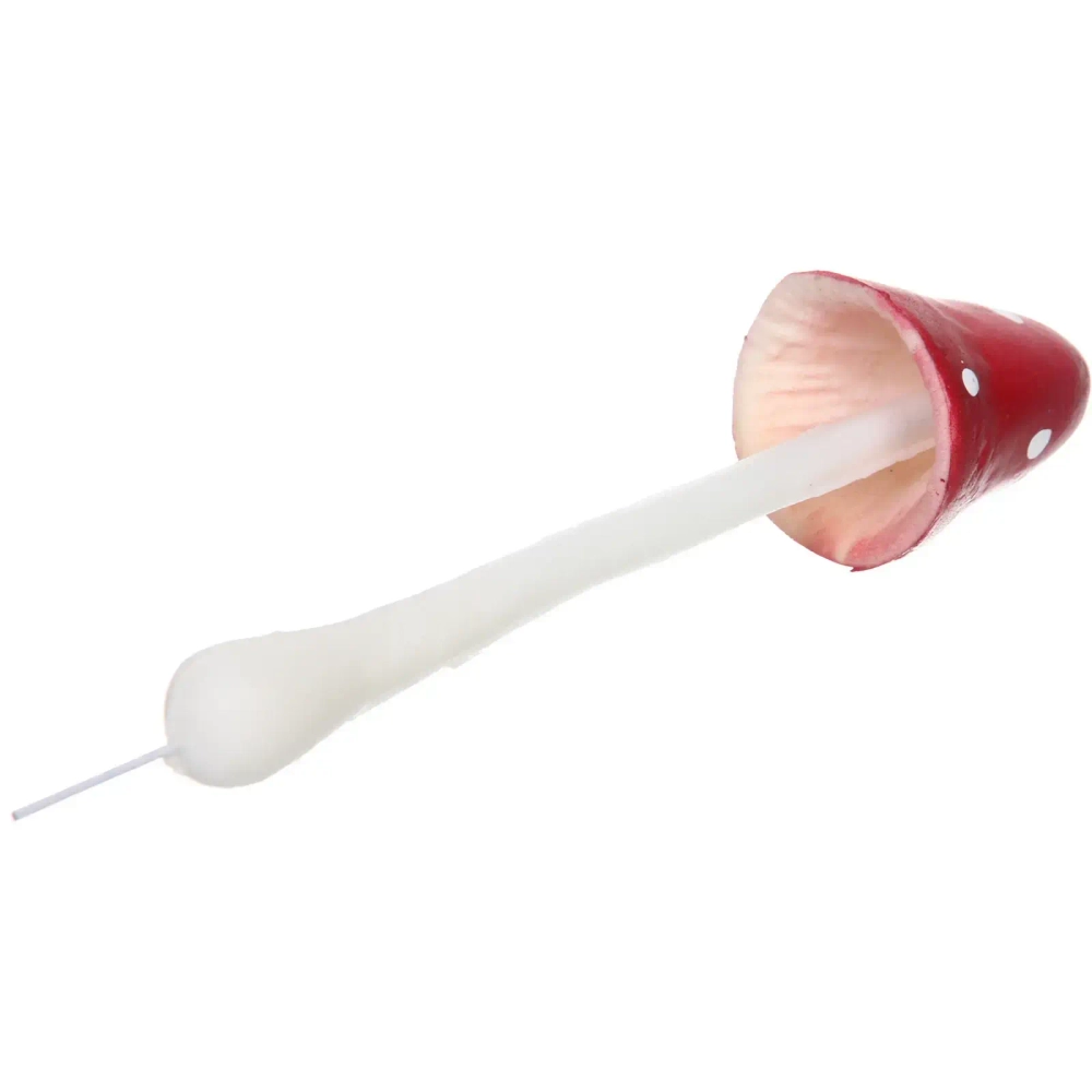 Фигура на спице «ГРИБ - Мухомор» 14 см, бордовый