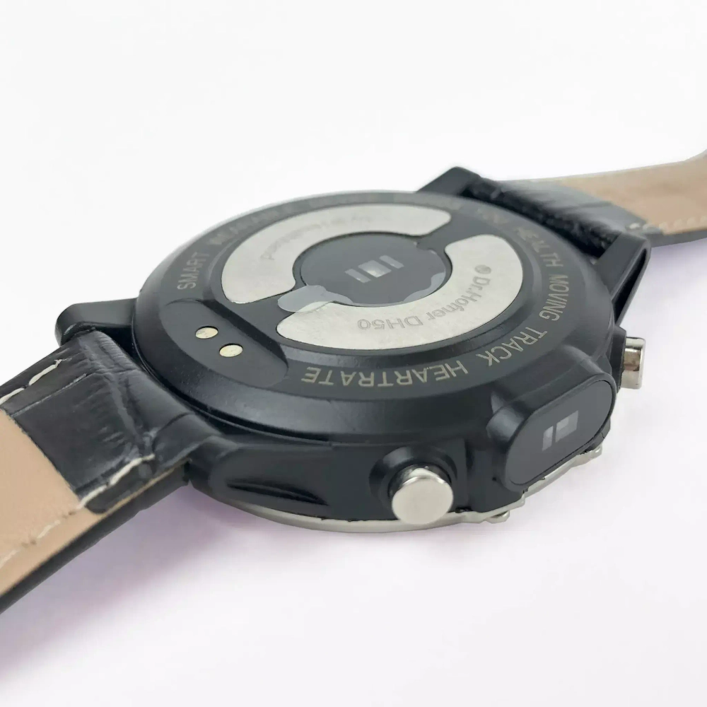 Dr. Hofner DH50 глянцевые часы с измерением сатурации, чёрный