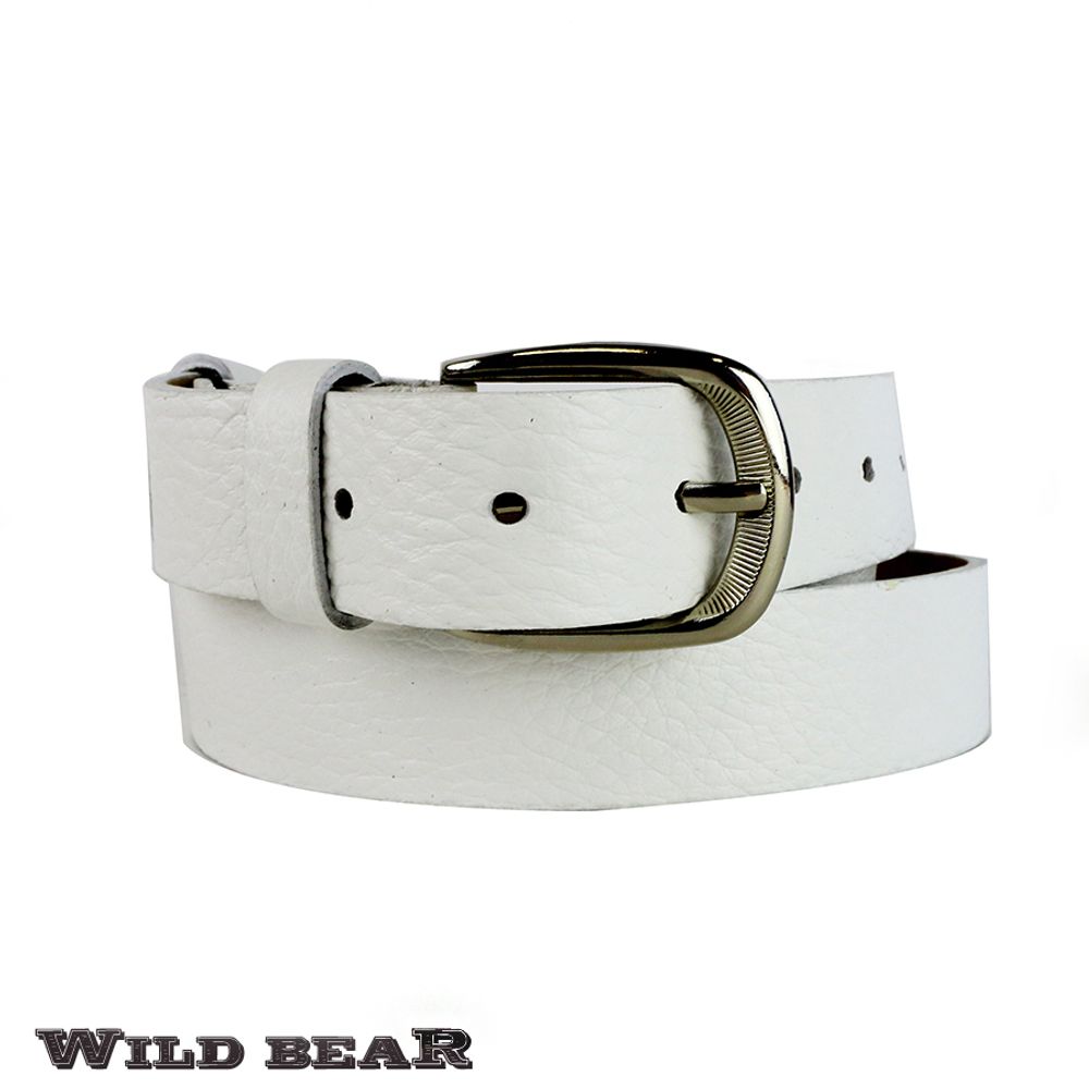 Ремень WILD BEAR RM-046m White (120 см)