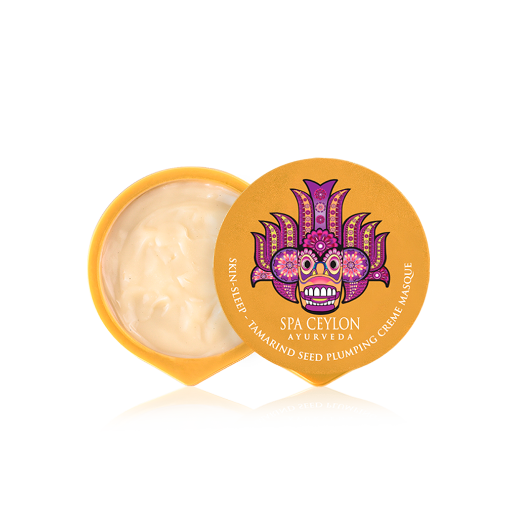 Питательная, уплотняющая крем-маска с семенами тамаринда "СЧАСТЛИВАЯ КОЖА" (15 гр)