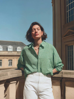 Рубашка в клетку виши