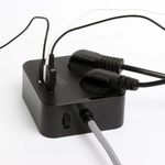 Сетевой фильтр TopON TOP-PWS2 на 2 розетки с 2 USB-A и USB-C, 4000W, 1.5 м Черный.