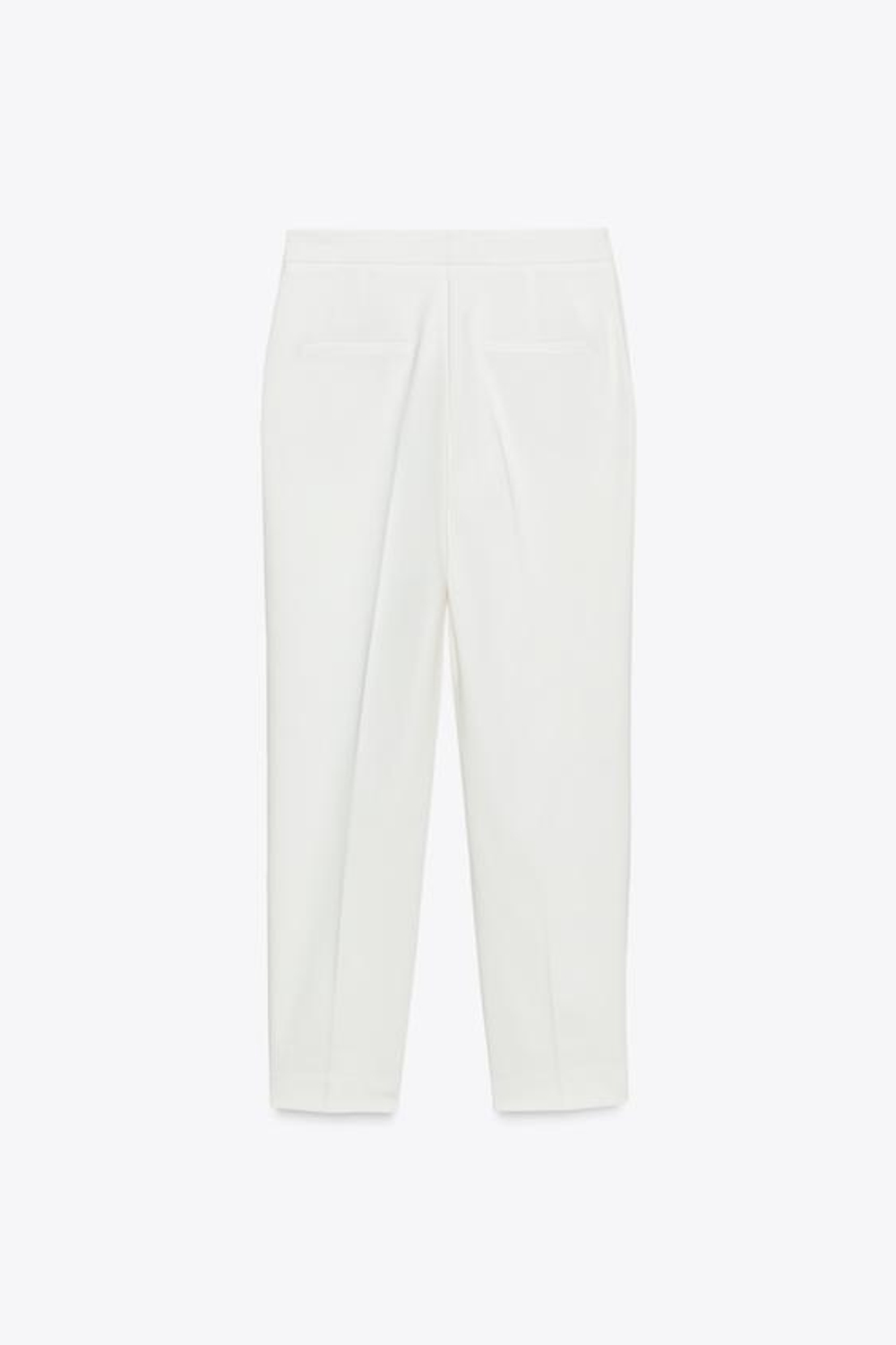 ZARA БРЮКИ С РАЗРЕЗАМИ СНИЗУ, ЭКРЮ