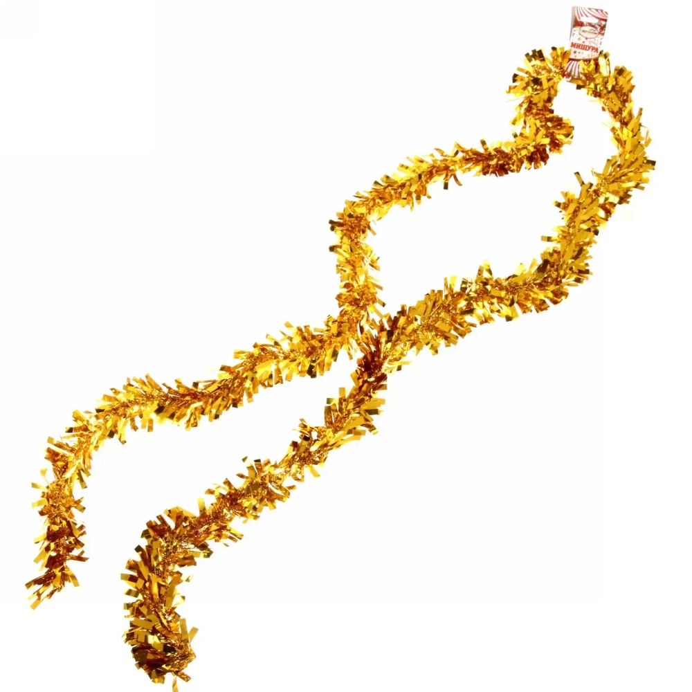 Мишура 2м 7см «Золотые блики», микс