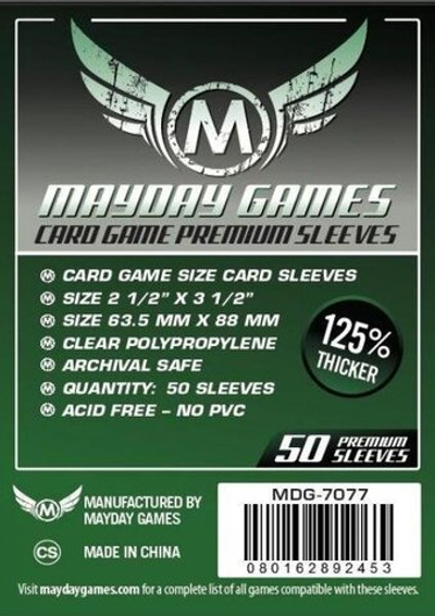 Dark Green Label Premium Card Game Sleeves 50 Pack 63,5x88mm (MOQ 2)
