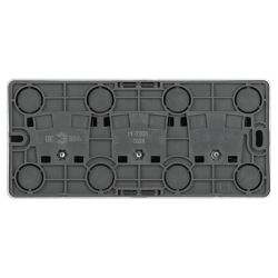 Розетка ЭРА Эксперт 11-2208-03 тройная с заземлением 3х2P+E Schuko IP20 16A-250В ОУ алюминий