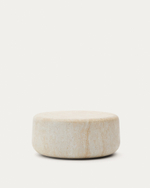 Цементный столик Drasi с отделкой под травертин Ø90 см