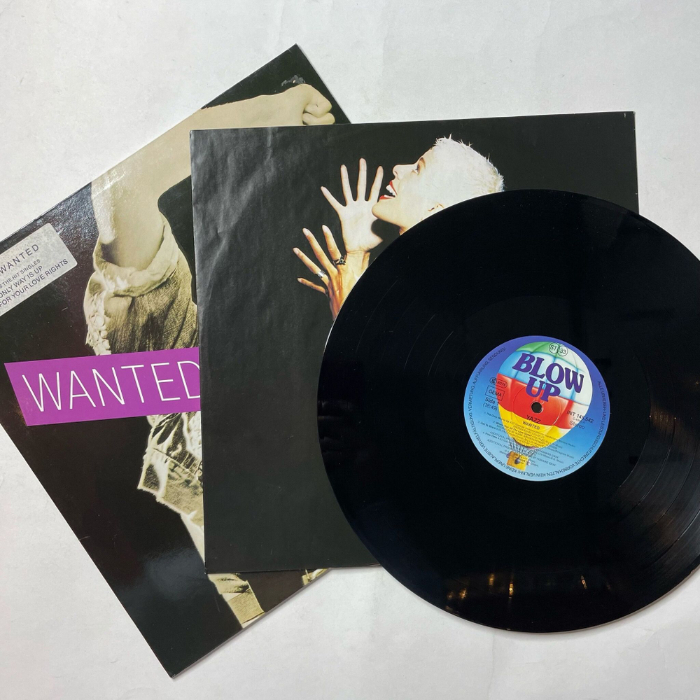 Винтажная виниловая пластинка LP Yazz Wanted (Germany 1988)