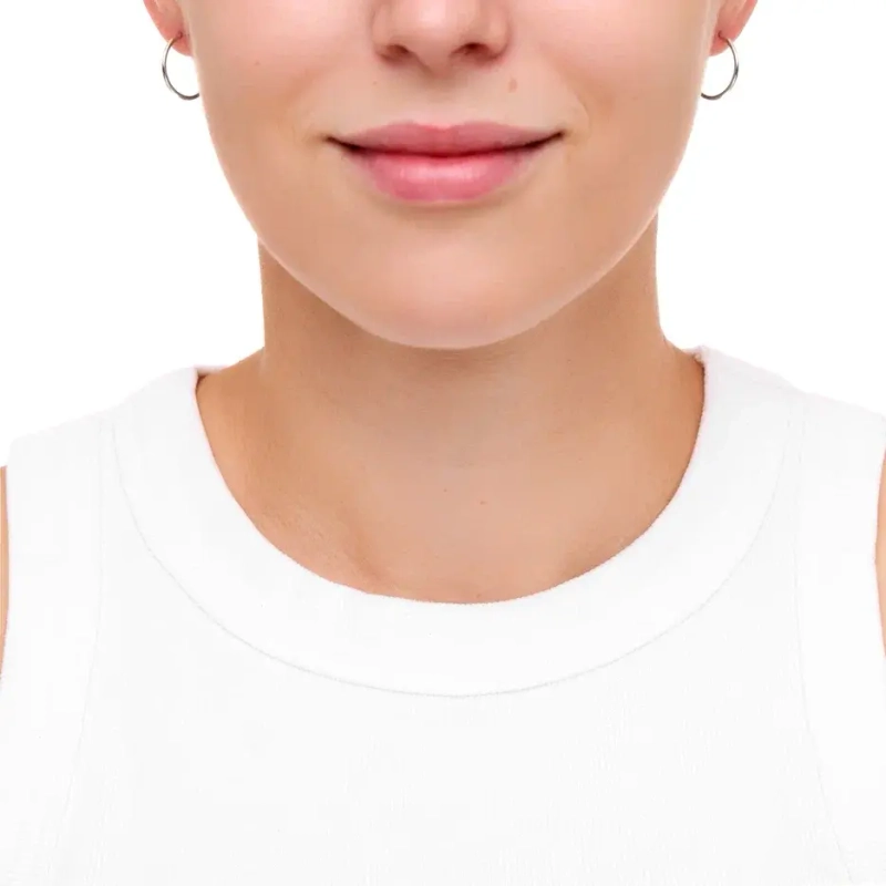 Серьги-конго Серебряные – 1.5 см