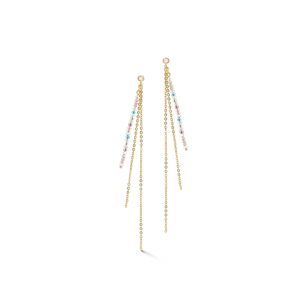 Серьги Coeur de Lion Multicolor Pastell Romantic 5040/21-1558