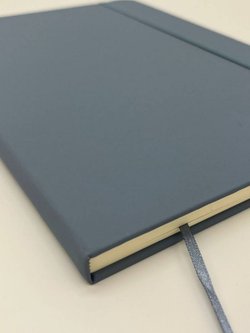 Блокнот В5 25*17см 80 л серо-голубой (201688429-7)