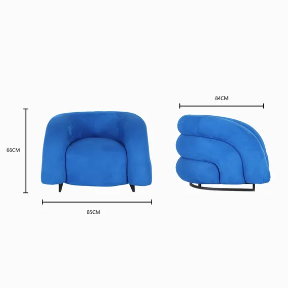 Кресло Barbro синее