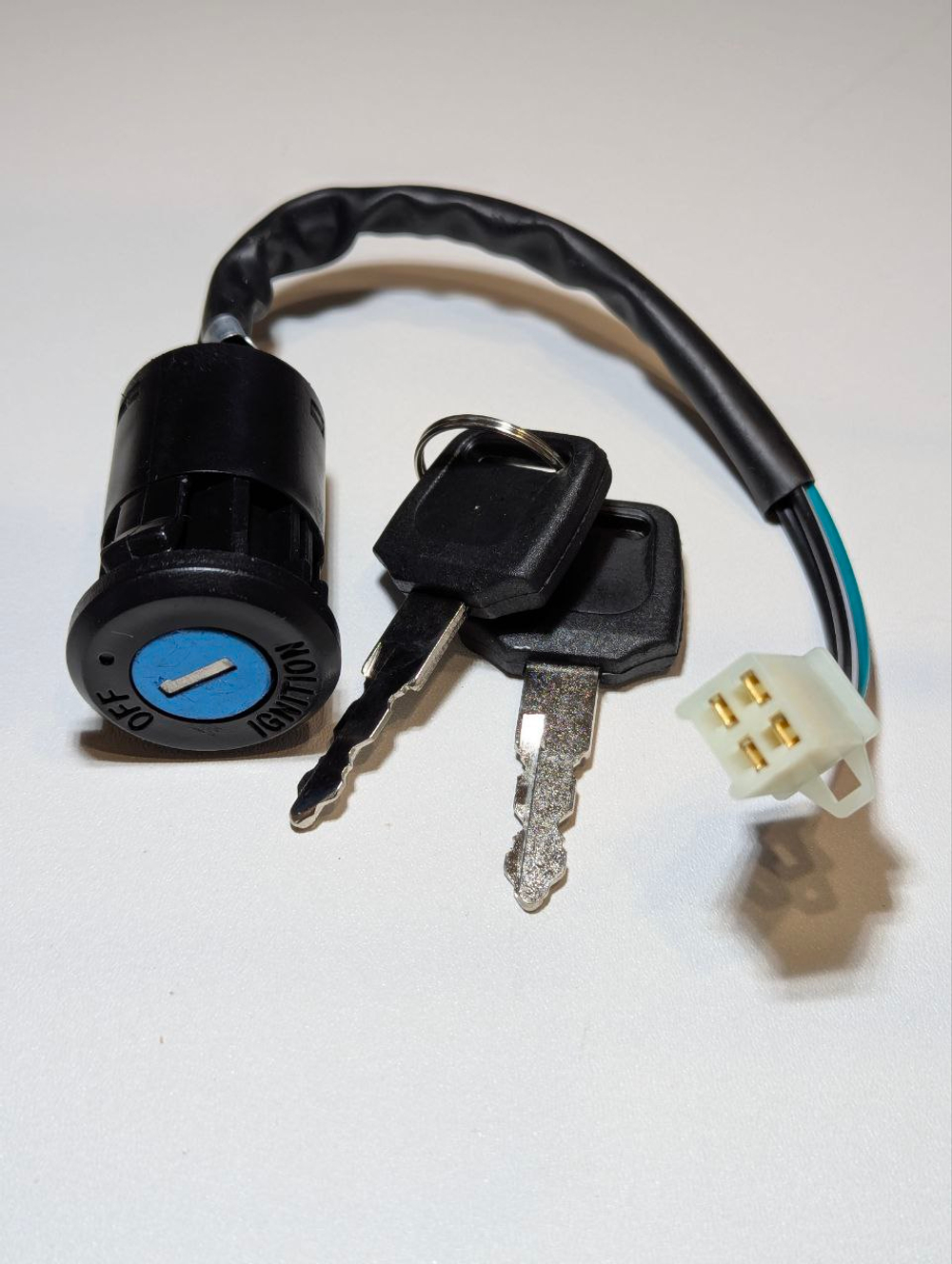 Замок зажигания для мотоцикла, питбайка, эндуро (2 положения, с ключом)