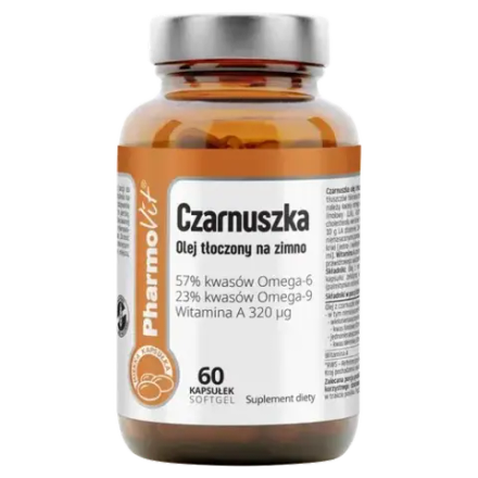 Масло тмина холодного отжима Pharmovit - биологически активная добавка, 60 капсул