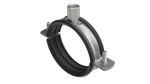 Хомут для средних нагрузок с изоляцией с гайкой М8 для труб d 1 1/4"