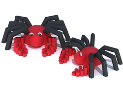 Резиновая фигура 3D Крабик для детских площадок