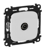 Розетка телевизионная Legrand Allure "Звезда". Белая