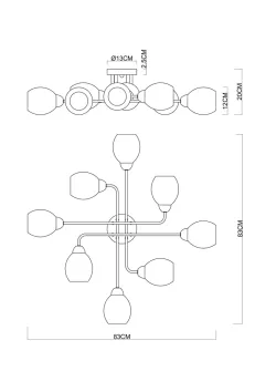 Потолочная люстра Arte Lamp ANDREA