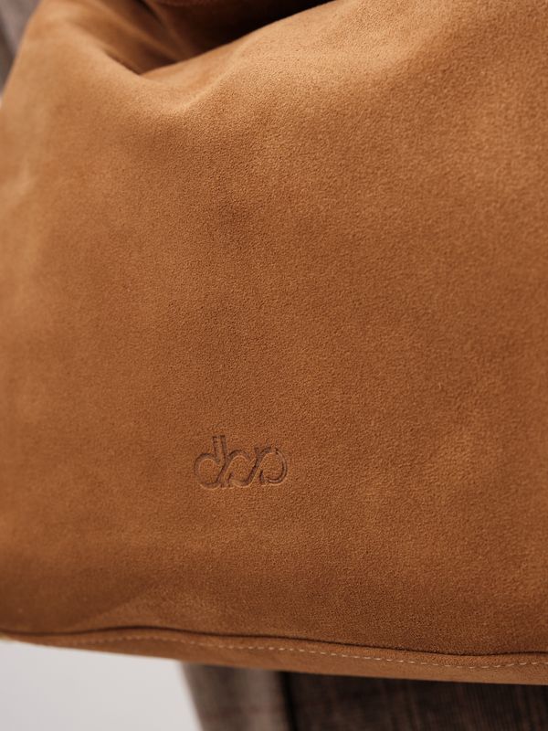 Замшевая сумка Andrea DBR 31374 светло-коричневый