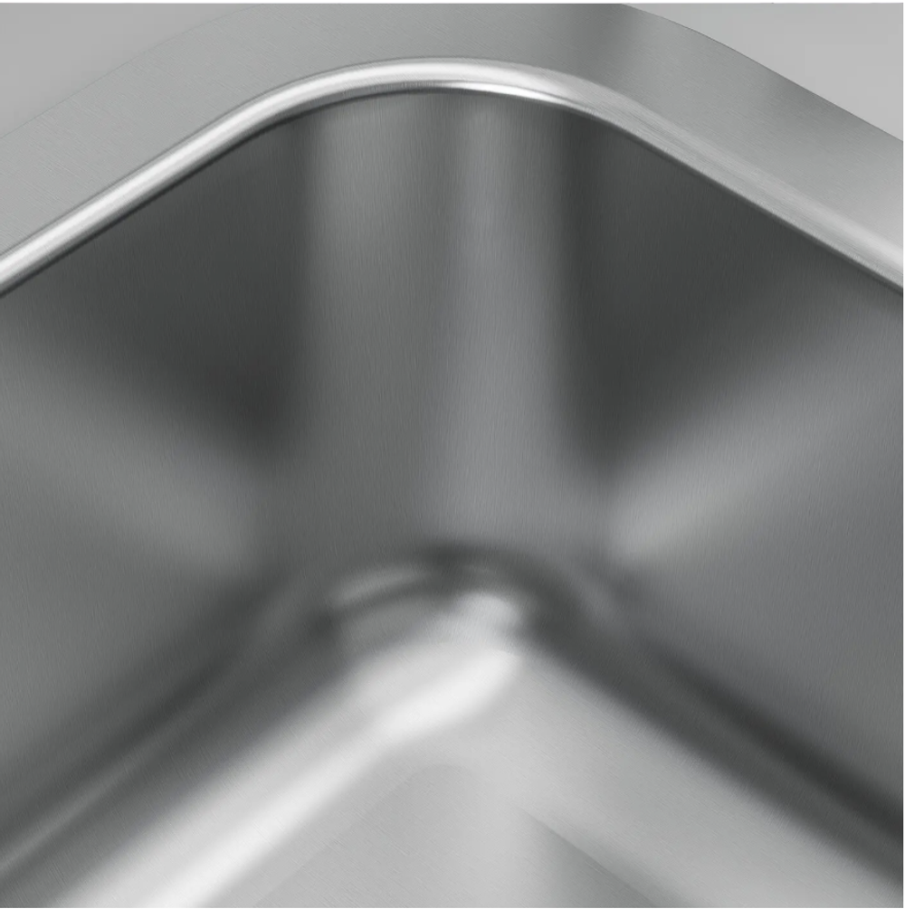 Встраиваемая раковина IKEA BOHOLMEN (БУХОЛЬМЕН), Нержавеющая сталь, 47x30 см