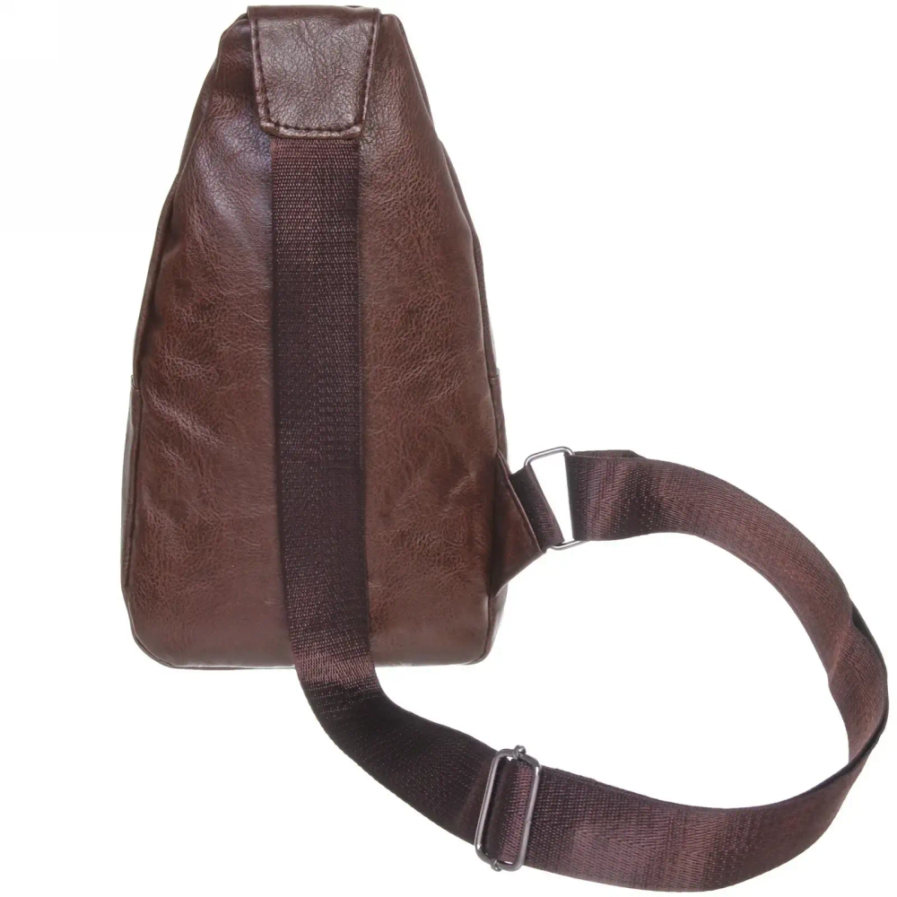 Сумка мужская «Рower Сity», цвет коричневый, два отделения и карман, 29*17*5,5см